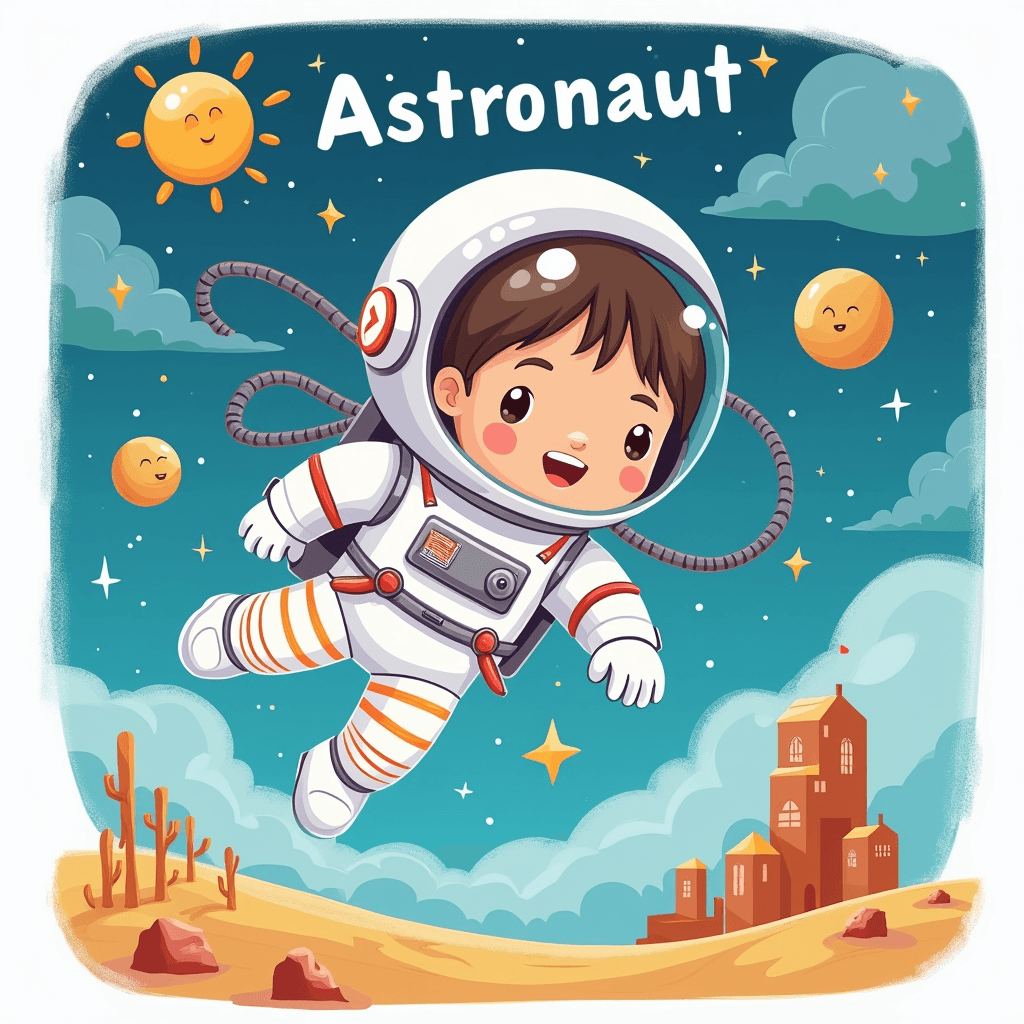 Astronot ilustrasi