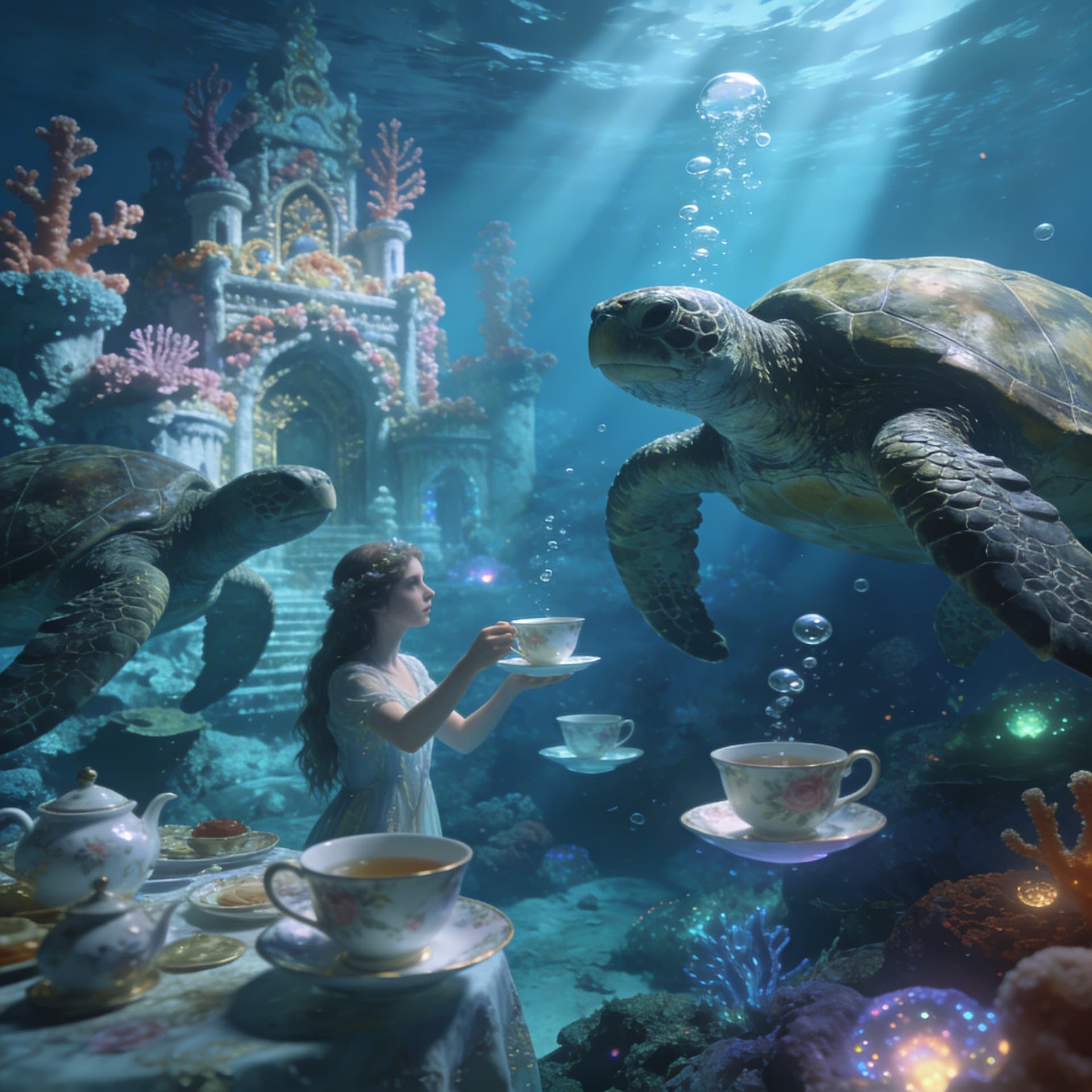Underwater Tea Party