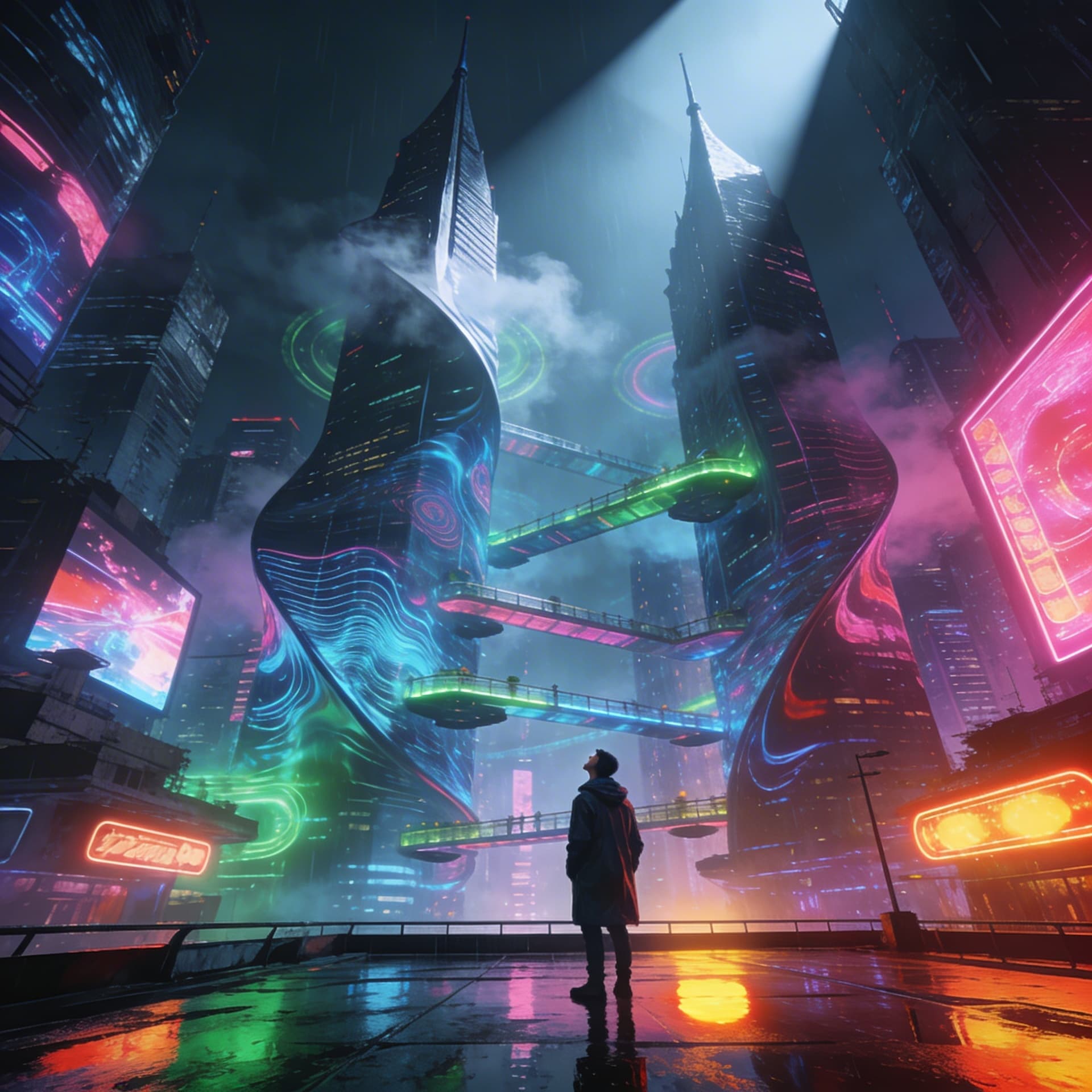 The Neon Maze