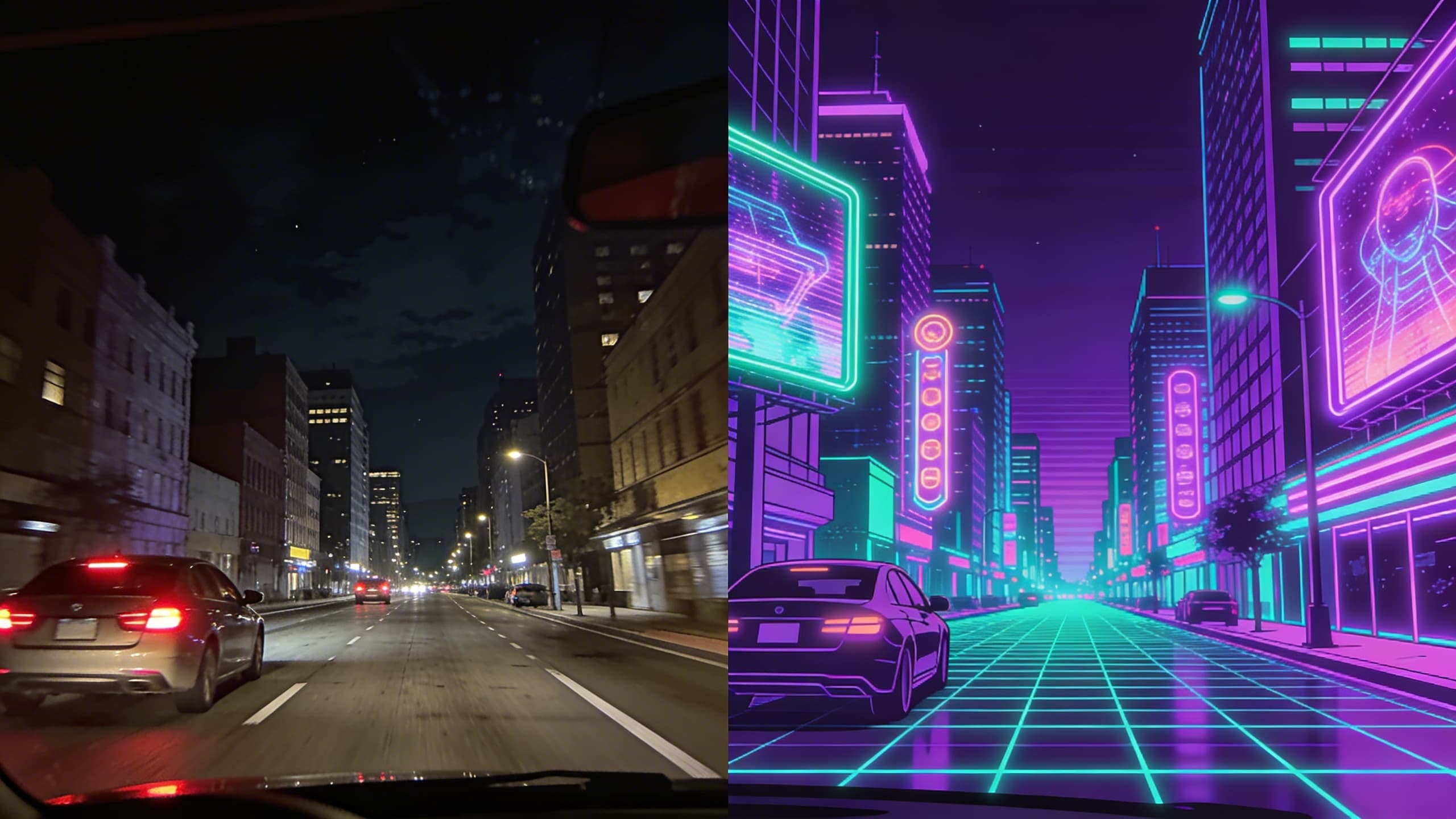 City Night Drive - Synthwave