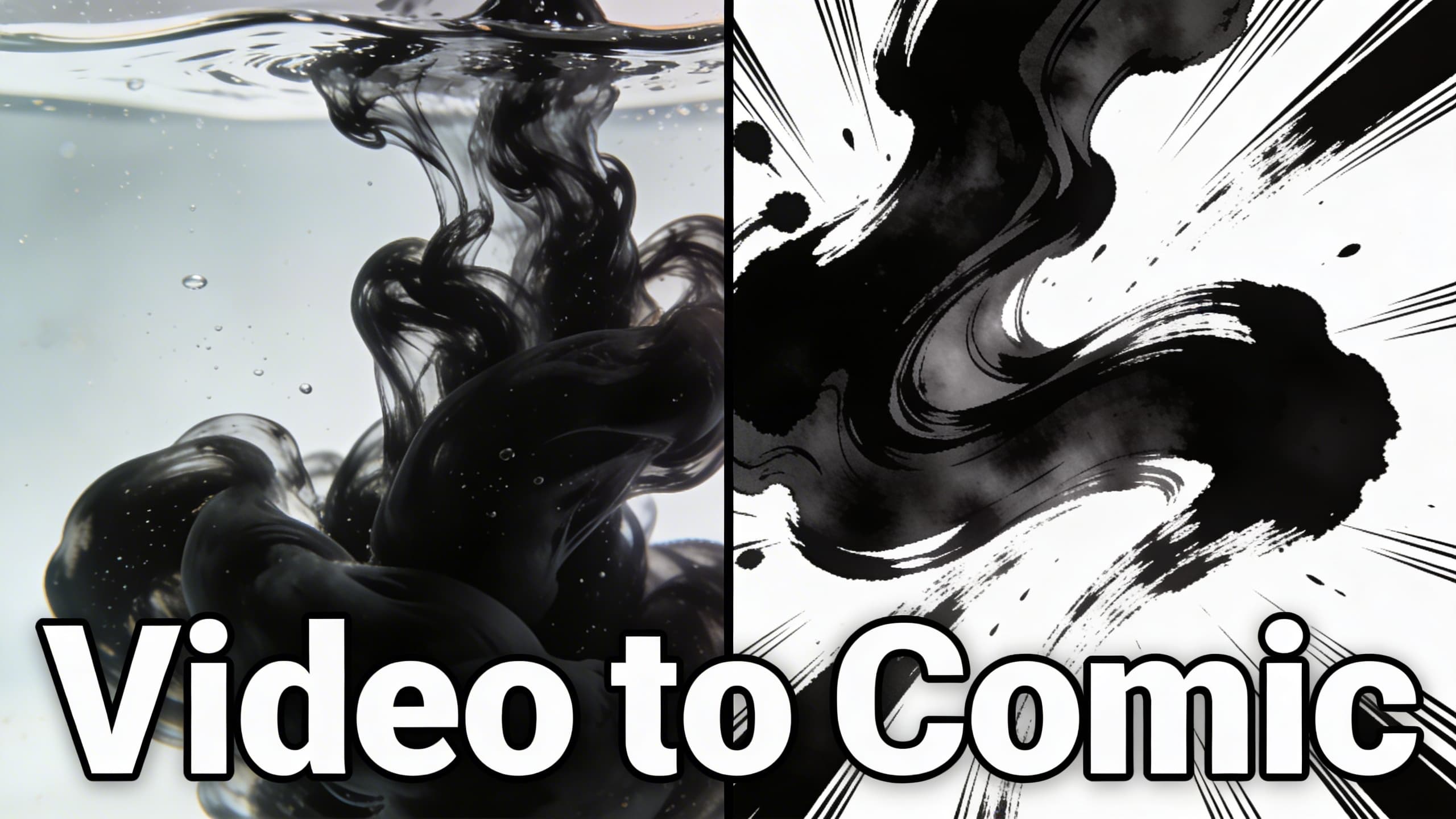 Ink in Water - Abstract Ink