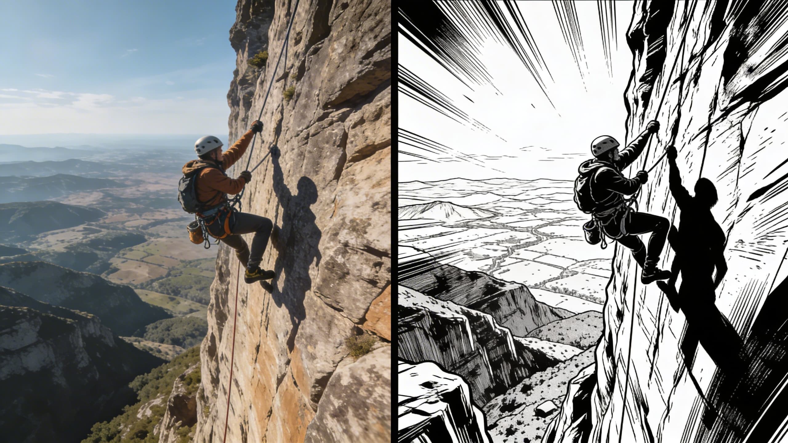Rock Climbing - Graphic Novel