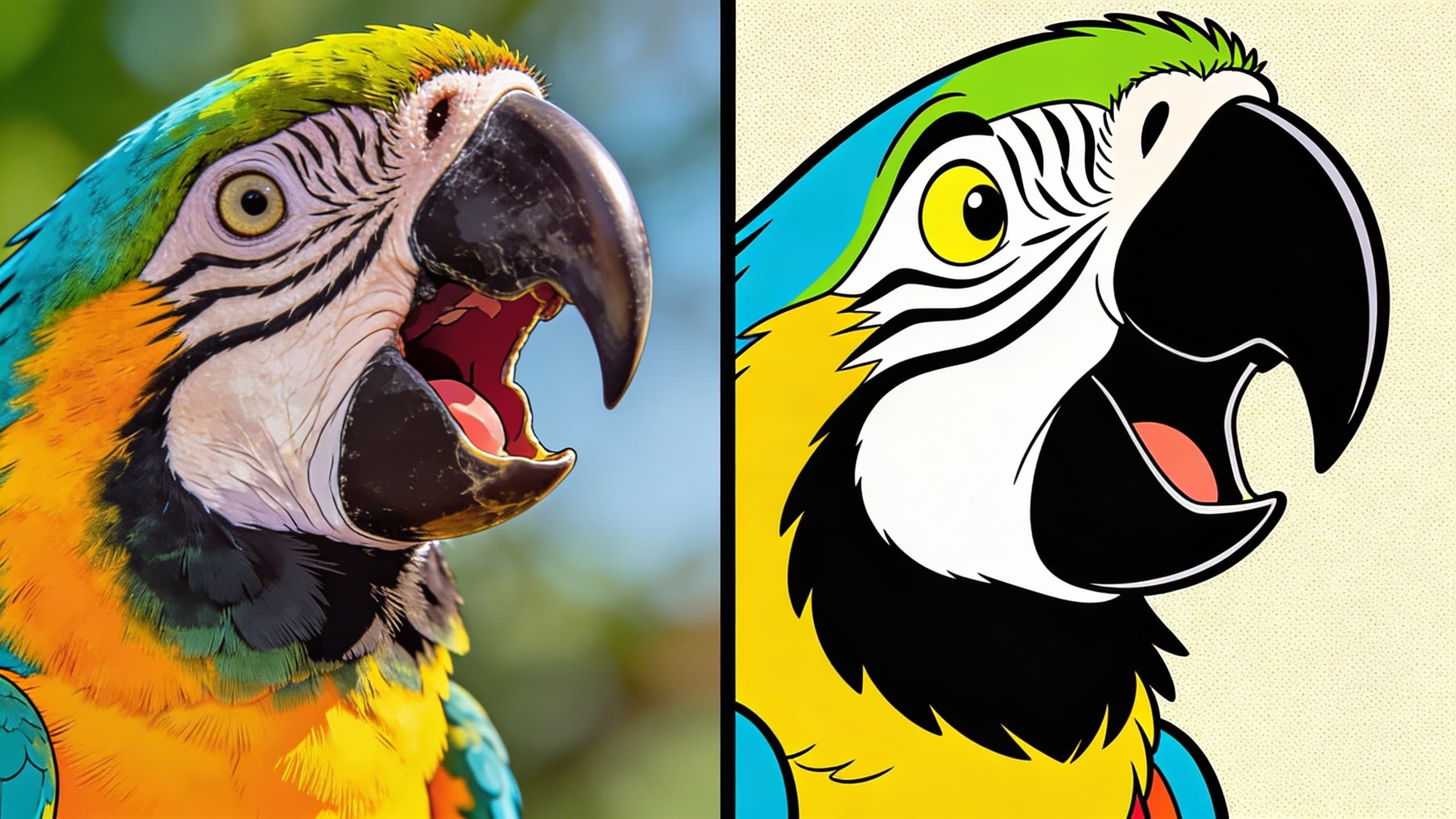 Parrot Talking - Saturday Morning Cartoon