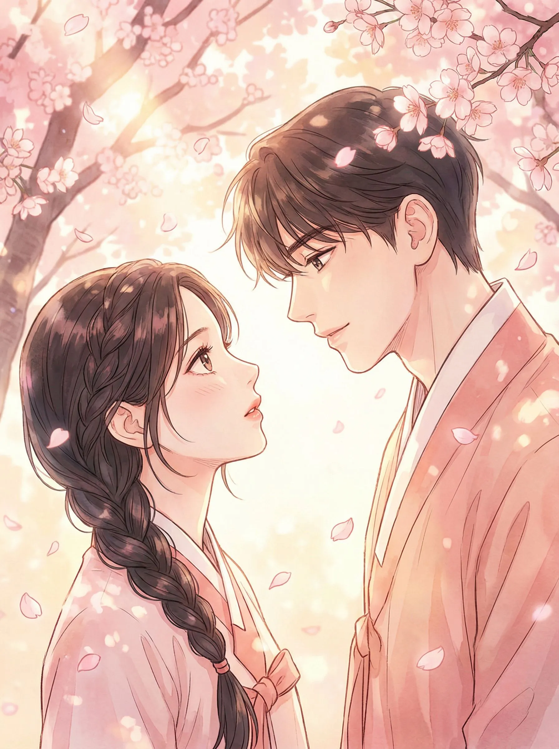 Panel romansa manhwa Korea