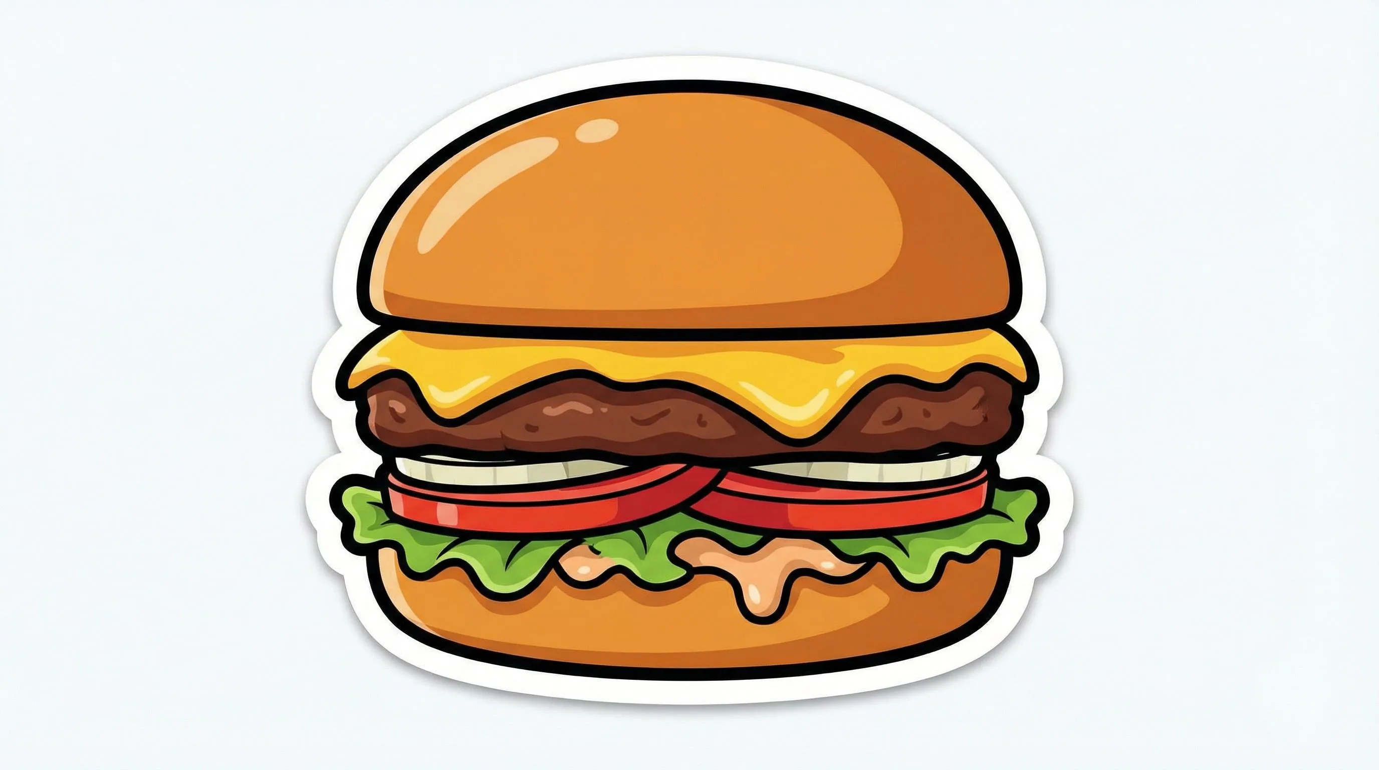 Stiker Burger