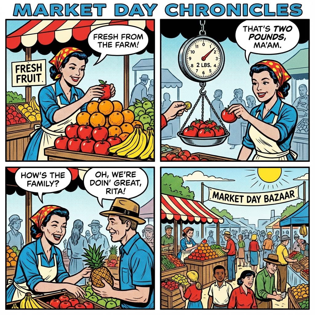 Market Day: The Fruit Seller