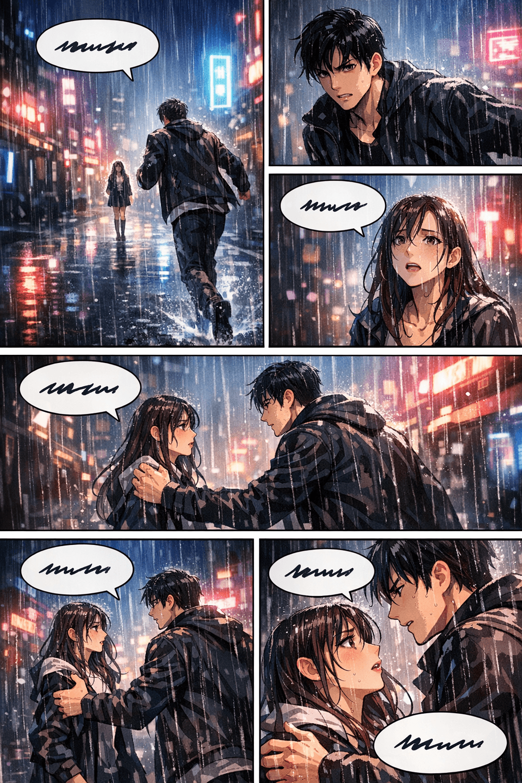 Dukungan motion manga menggunakan layout halaman manhwa dan webtoon vertikal
