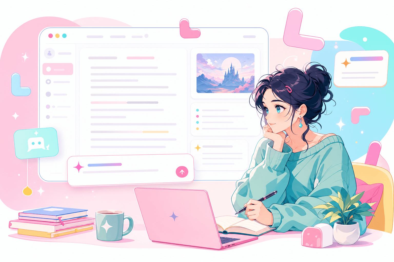 Story AI feature illustration