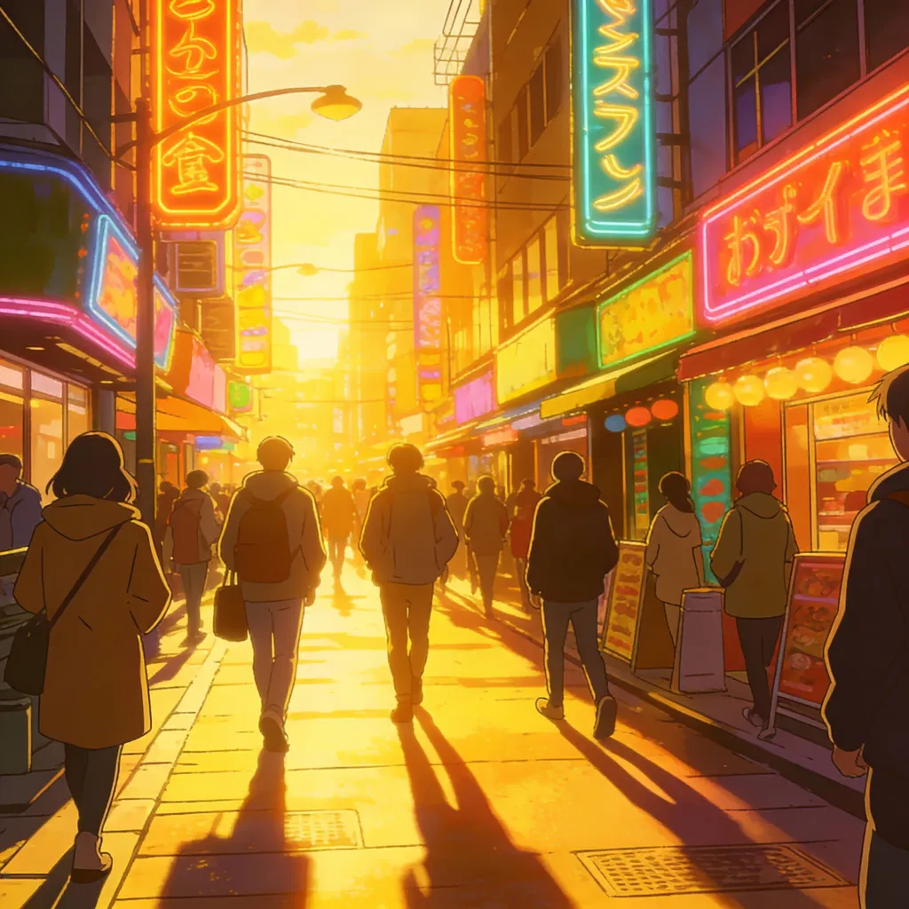 Kota anime — sesudah