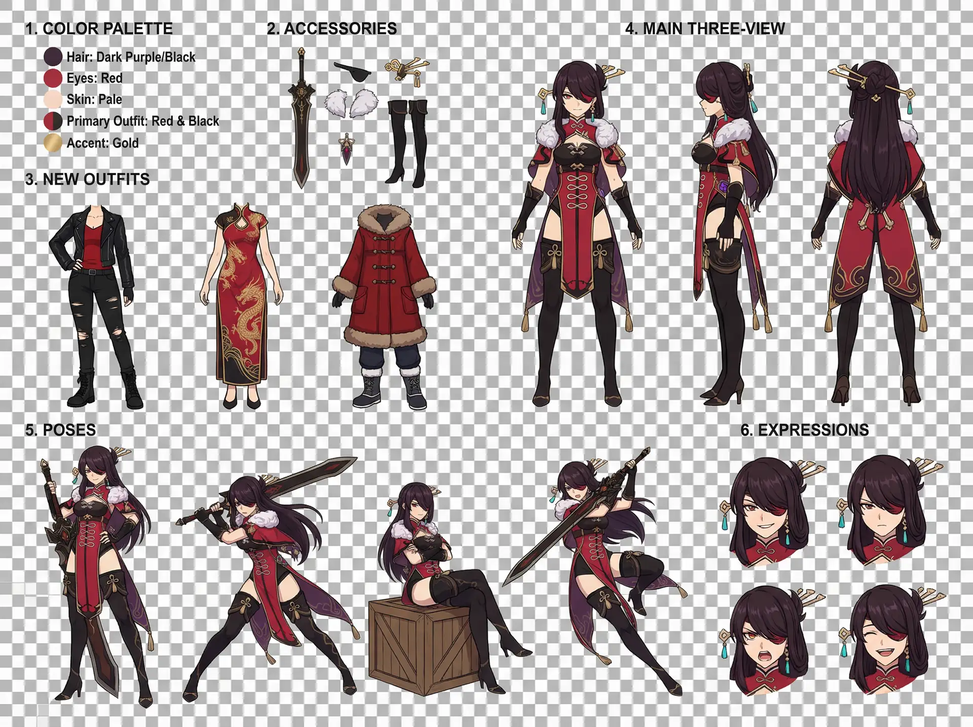 Character Design Reference Sheet