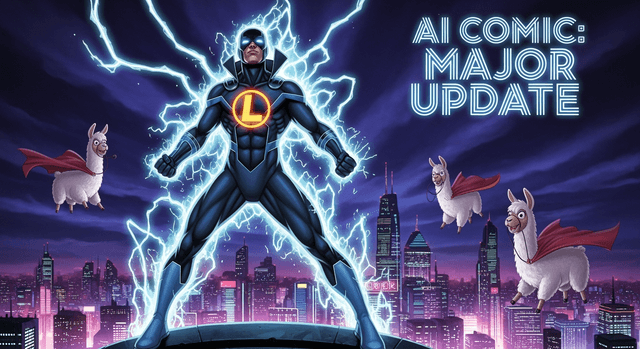 AI Comic Major Update: AI voice recognition, Enhanced Cover Panel, Game World Creation, and Stunning UI Overhaul!