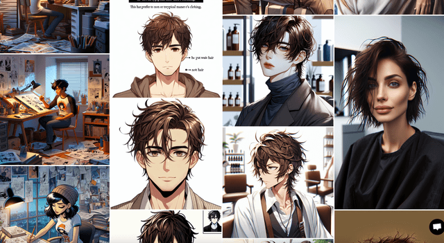 Redesigned AI Anime Art