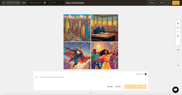Introduces Enhanced Comic Creation Tools, Pro Version Upgrades, and Storyboard AI Generation
