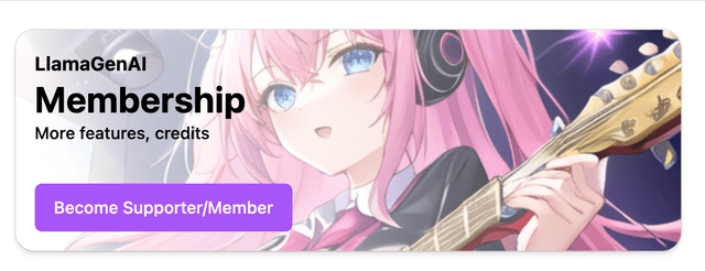 Lanzamiento de membresía de LlamaGen.Ai