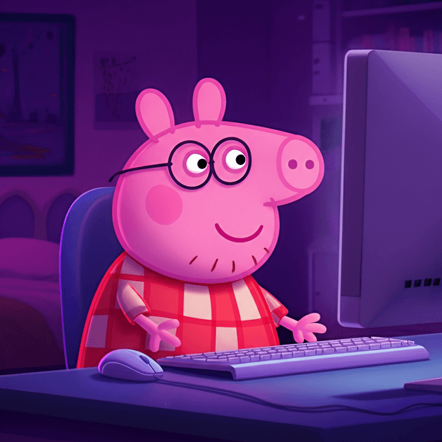 Neon Peppa: An AI-Generated Comic Journey