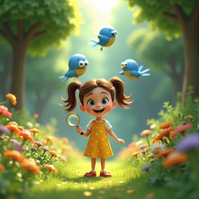 皮克斯風格 AI 漫畫冒險：魔法森林奇遇