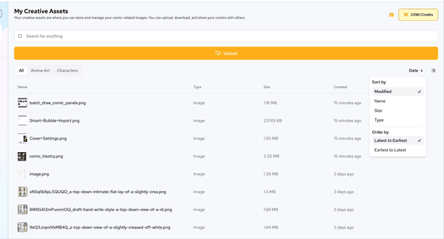 Captura de pantalla de la función
