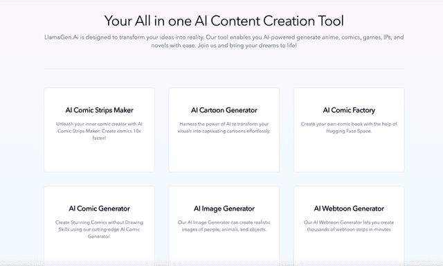 Página de Funciones