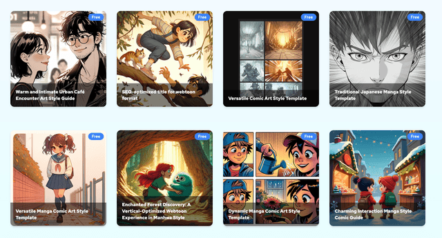 Nuevas Plantillas de Cómics